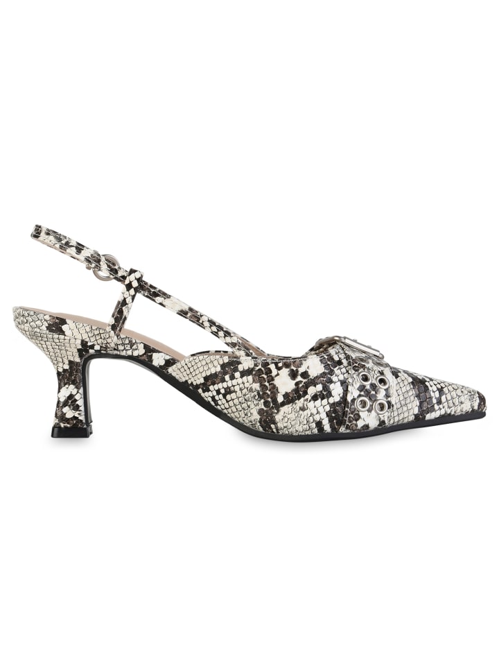 VAN HILL Slingpumps Penelope in Beige Snake günstig kaufen