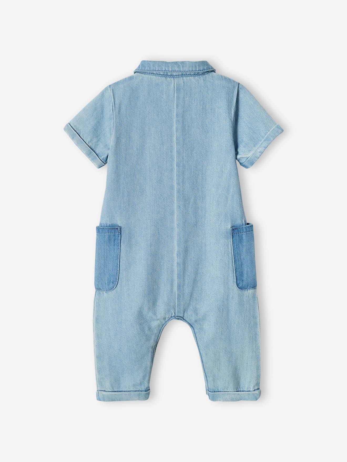 Vertbaudet Baby Jeans-Overall - bleached