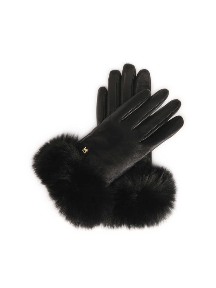 Kazar Handschuhe (Echt-Leder) in Schwarz günstig kaufen
