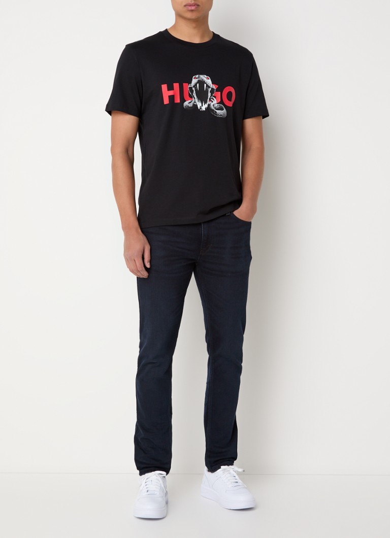 HUGO BOSS Deyladec póló logós nyomtatással