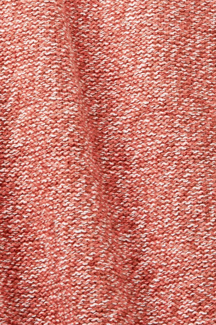 Langer Cardigan mit offener Front, 100 % Baumwolle