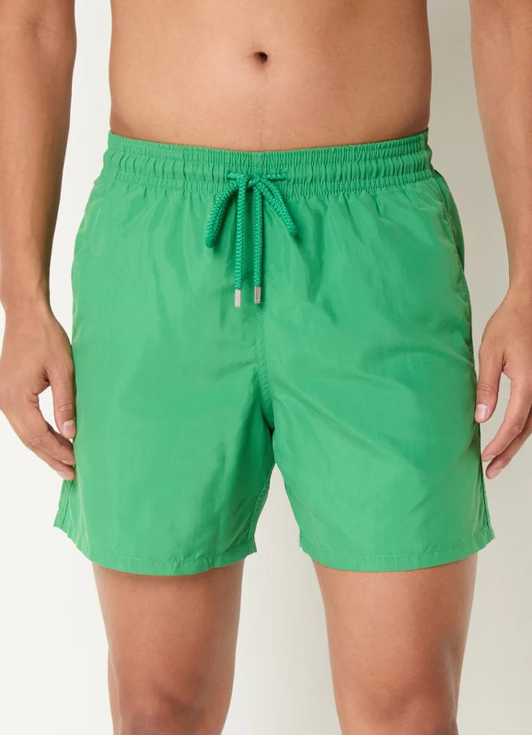 Vilebrequin Moorea swim shorts with print and side pockets