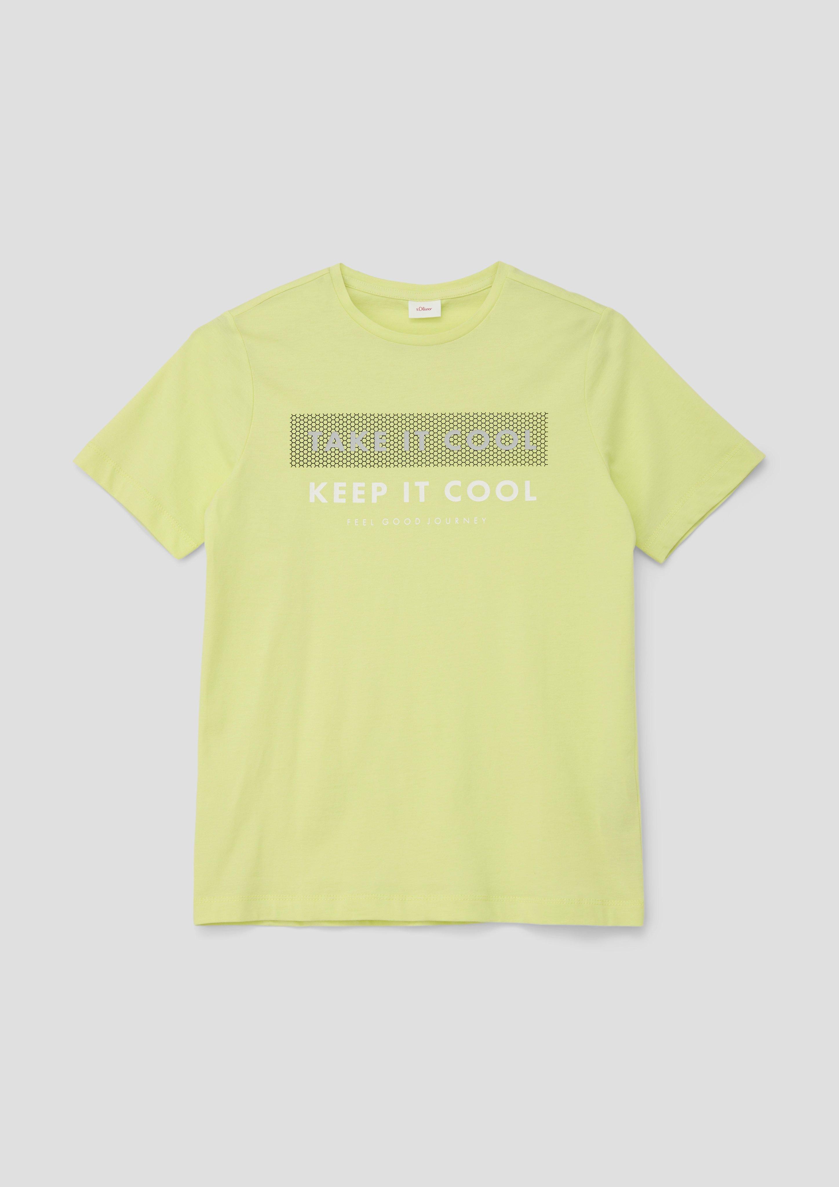 T-Shirt mit Schriftprint  2143077-7017