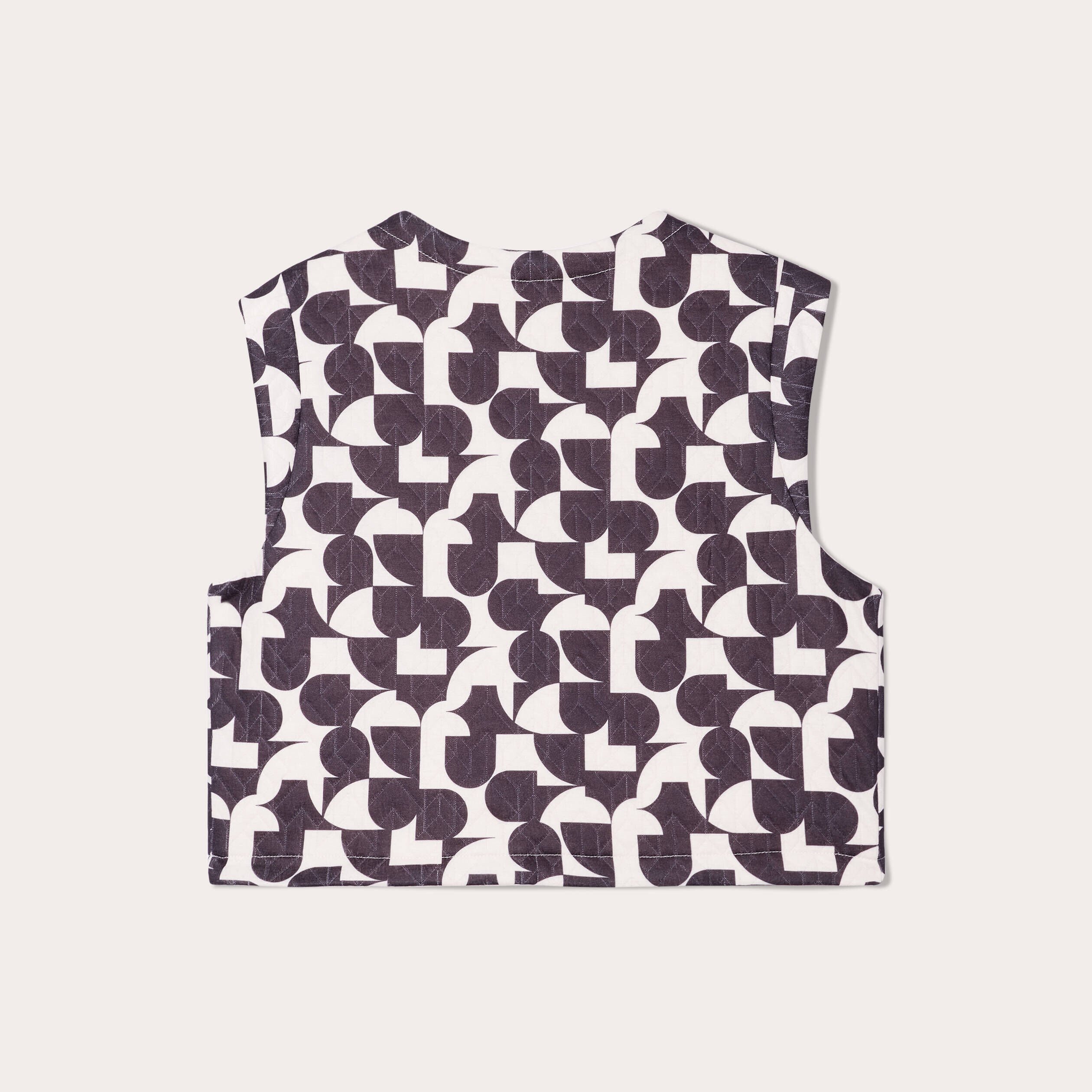 Veste sans manches matelassée ecru femme | Cache Cache