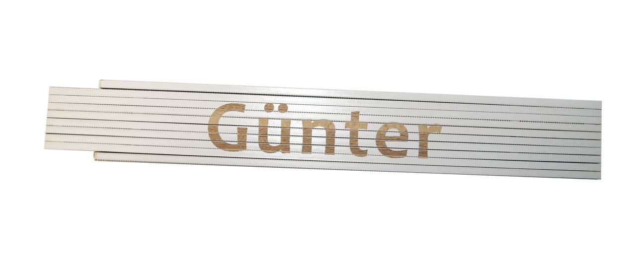 Heka Werkzeuge GmbH Meterstab weiß Günter
