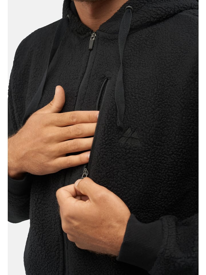 DANISH ENDURANCE Fleecejacke High Pile in schwarz günstig kaufen