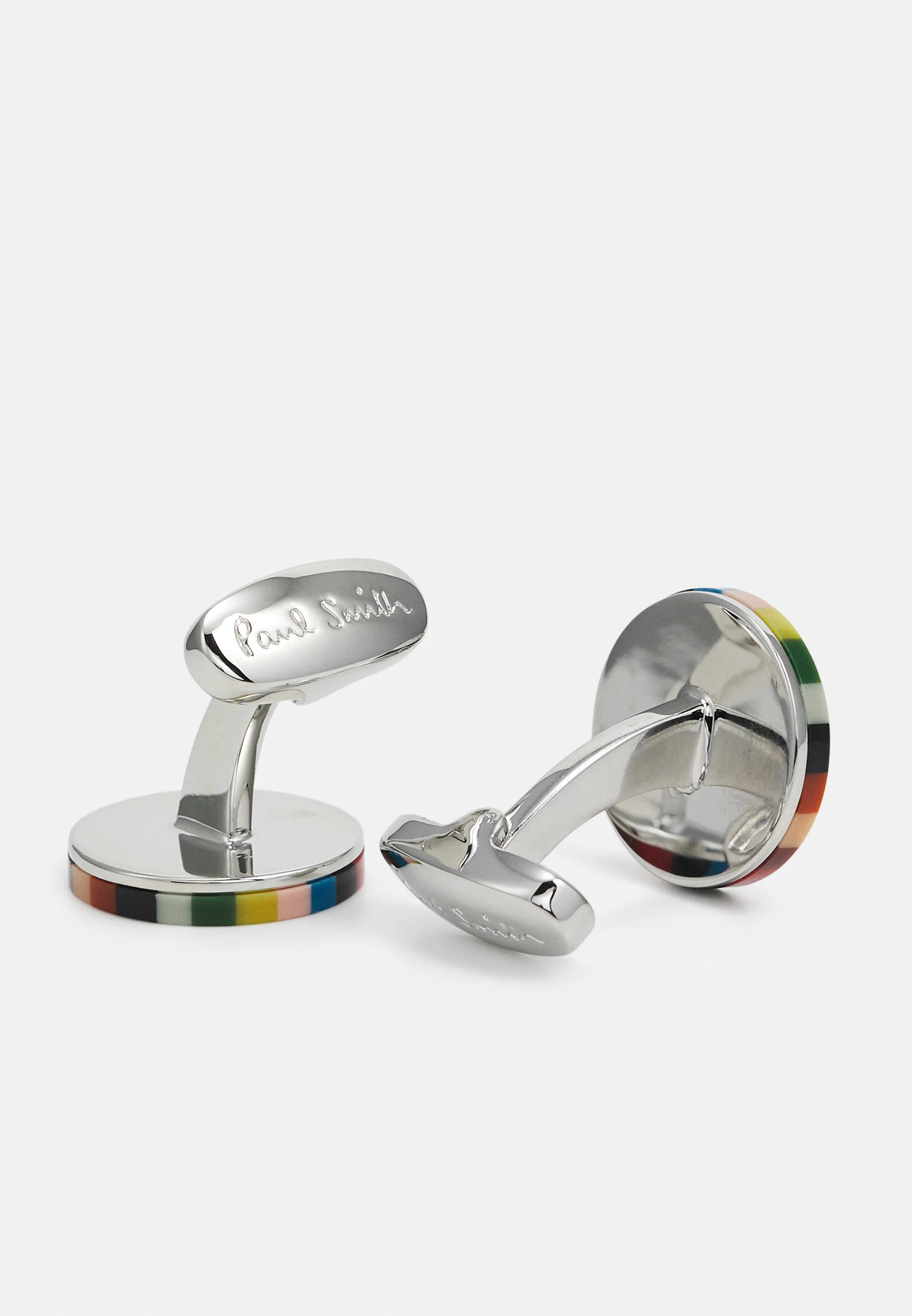 Gemelos Paul Smith con borde de firma unisex - Gemelos