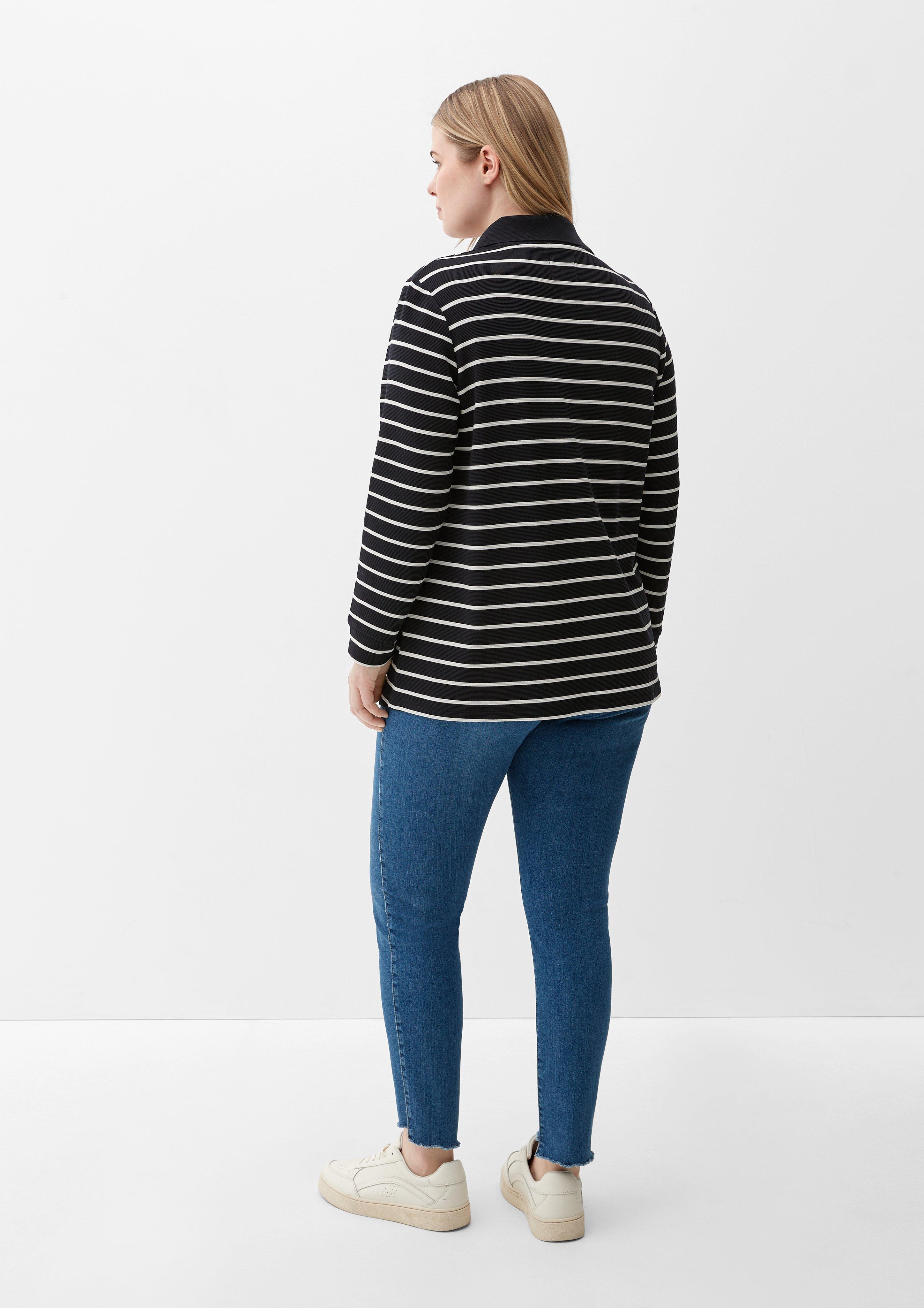 Sweatshirt mit Rippstruktur  2128571-59G2