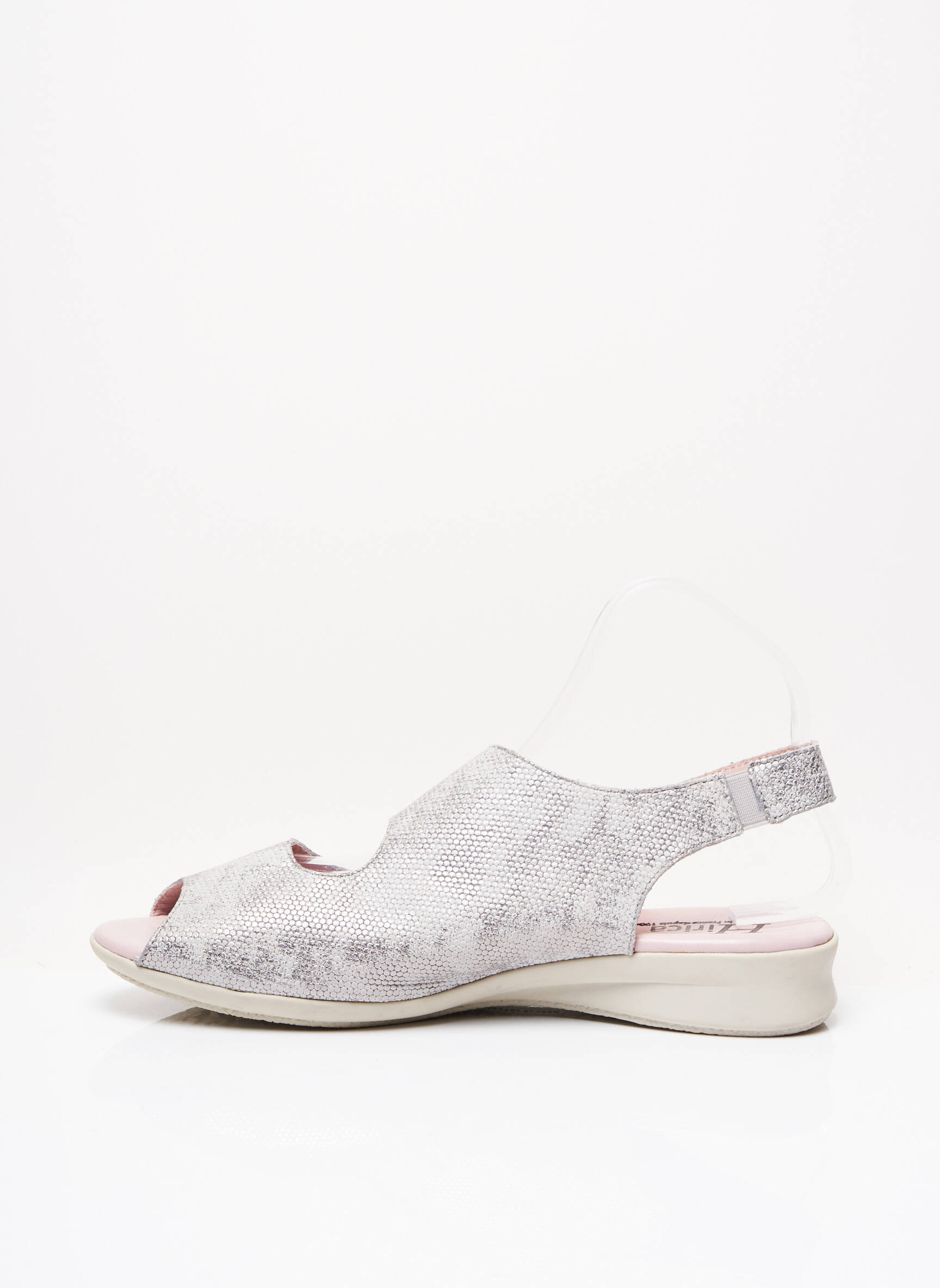 Hirica Sandales Nu Pieds Femme couleur gris