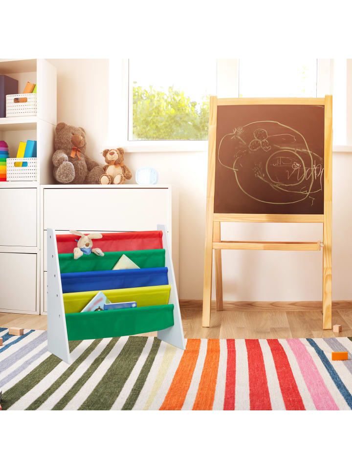 relaxdays Bücherregal Kinder in Bunt günstig kaufen onesize