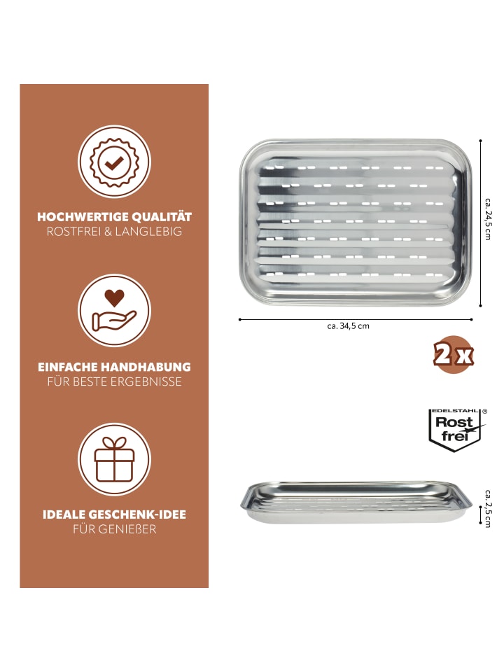 bremermann 2-er-Set Grillschale günstig kaufen onesize