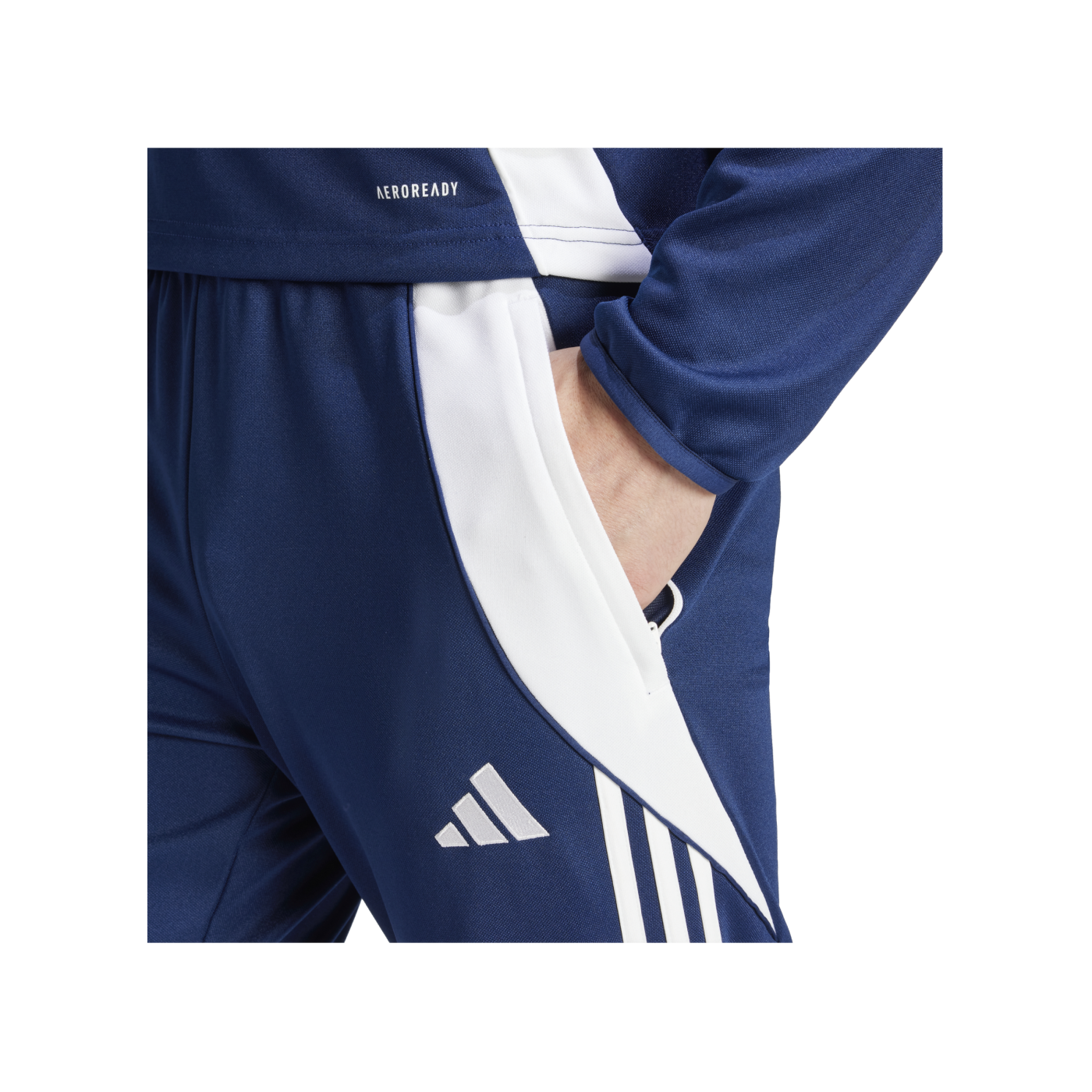 adidas Tiro 24 Trainingshose Blau Weiss