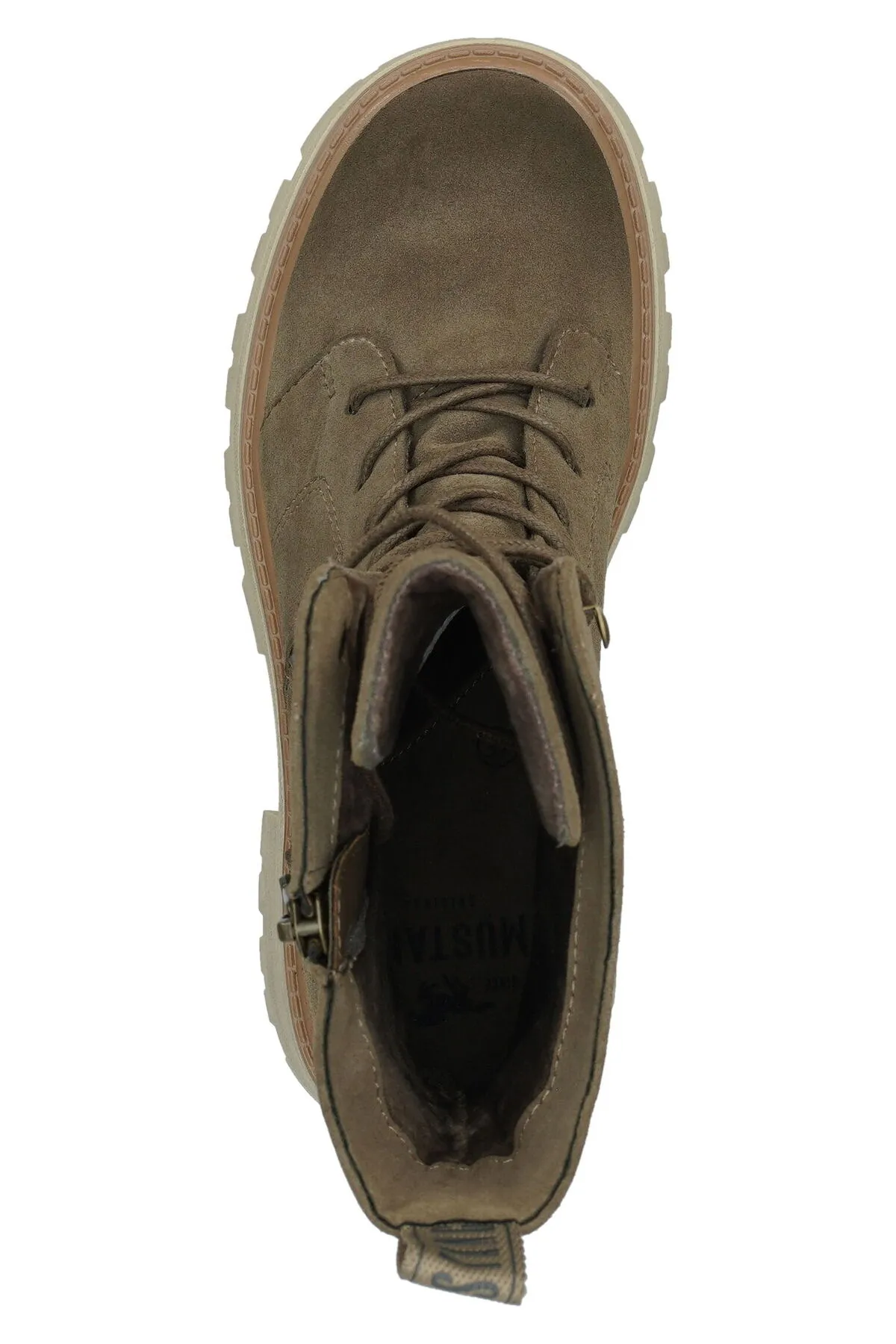 Mustang  Stiefelette - Braun - Blockabsatz