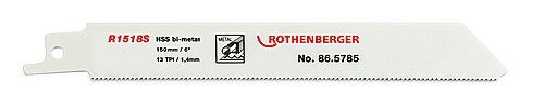 Rothenberger Tartozékok 865785 Univerzális fűrészlap HSS bimetál, 150x20x0,9, 5 darabos