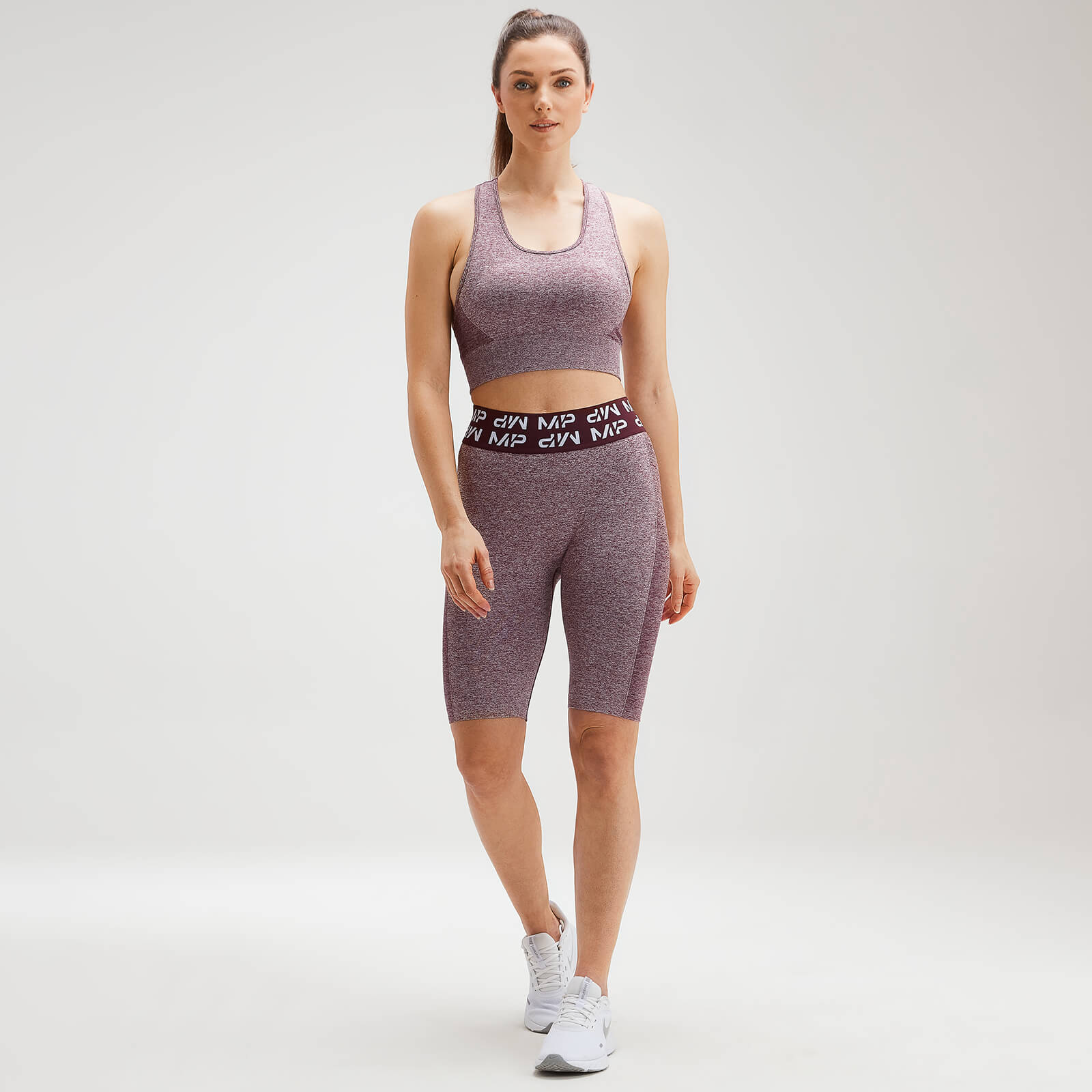 MP Women's Curve Sports Bra -Washed Oxblood