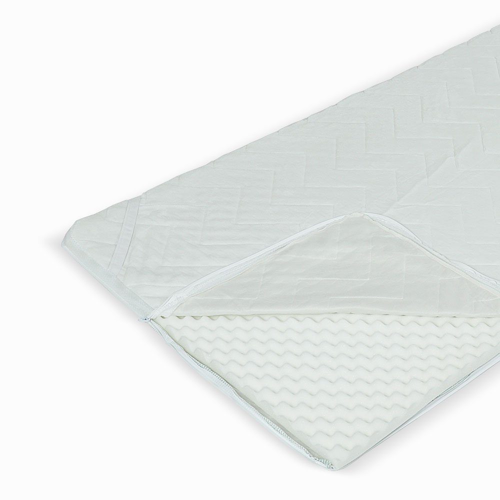 Topper Topper Hannes Top Cool, RIBECO, 4 cm hoch, Viscoschaum, (Wendetopper mit kühlendem Effekt, 4 cm hoch), Matratzenauflage Matratzenschoner Allergikergeeignet
