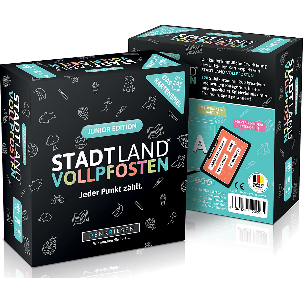STADT LAND VOLLPFOSTEN® - Kartenspiel Junior