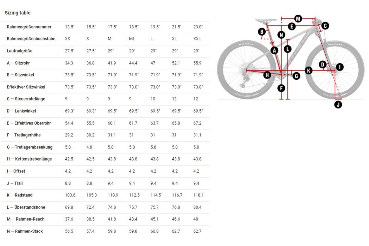 Trek X-Caliber 9 - 2023 - 29 Zoll - Diamant