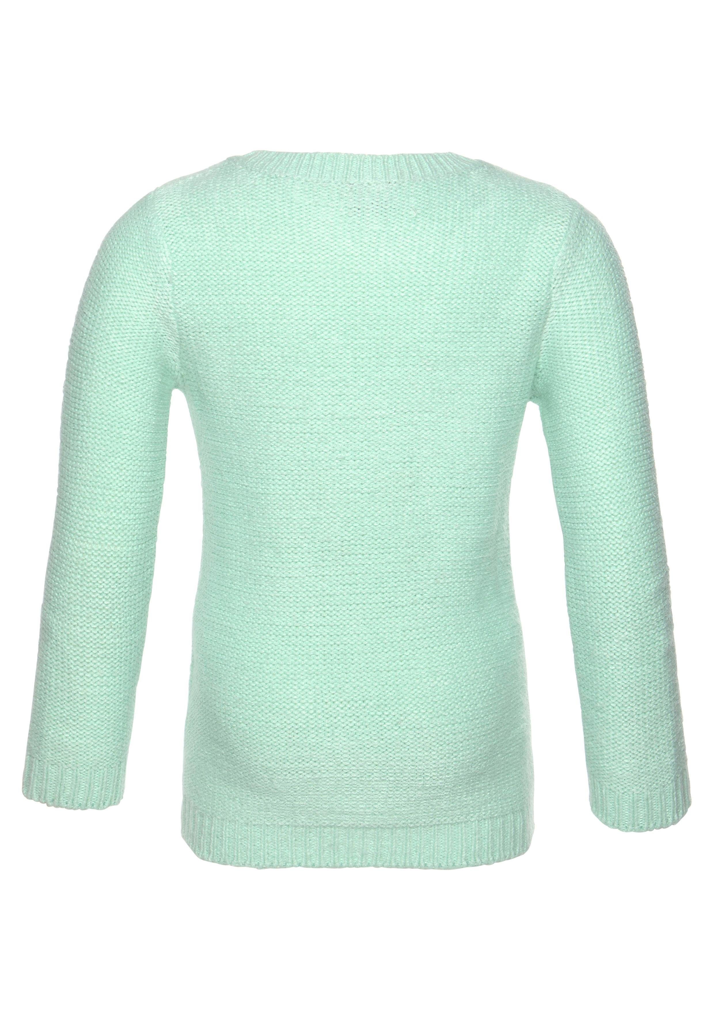 KIDSWORLD Strickpullover gestricktem Herzchenmuster
