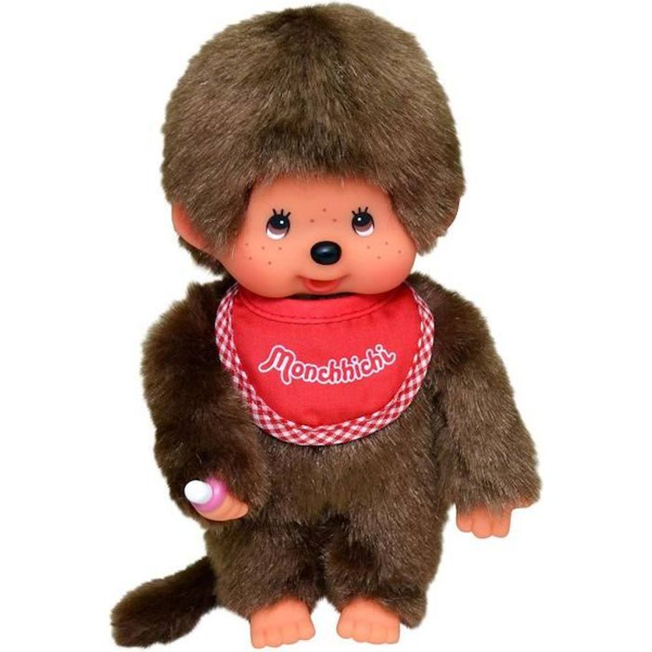 Monchhichi Garçon Bavoir Rouge 20 cm rouge