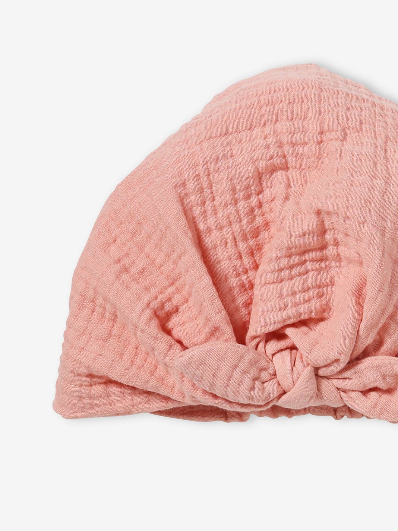 Vertbaudet Mädchen Baby Kopftuch - pfirsich