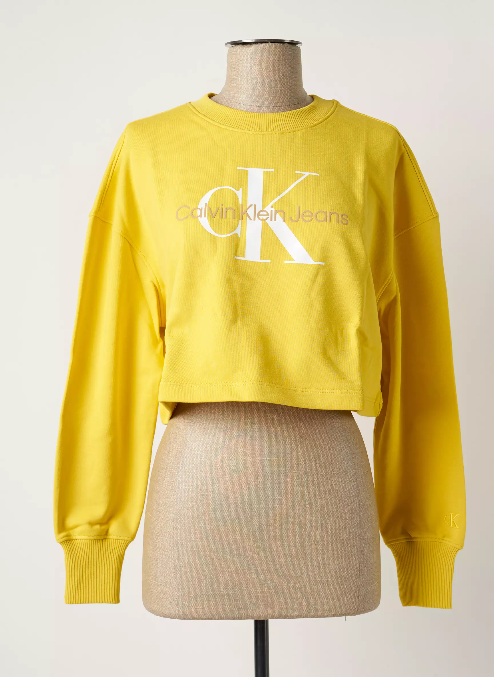 Calvin Klein Sweats Femme couleur jaune