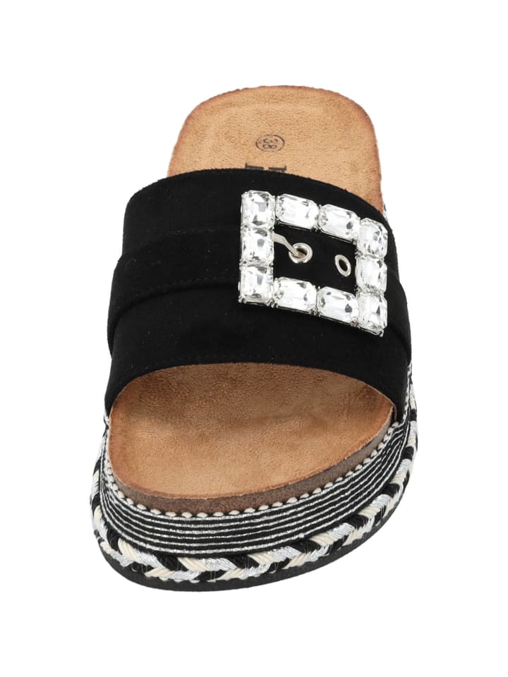 palado Plateau-Pantoletten in BLACK günstig kaufen