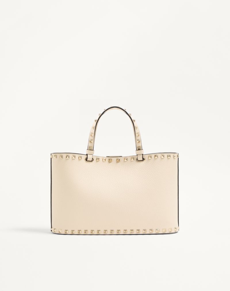 Bolsa pequena Valentino Garavani Rockstud em couro de bezerro granulado