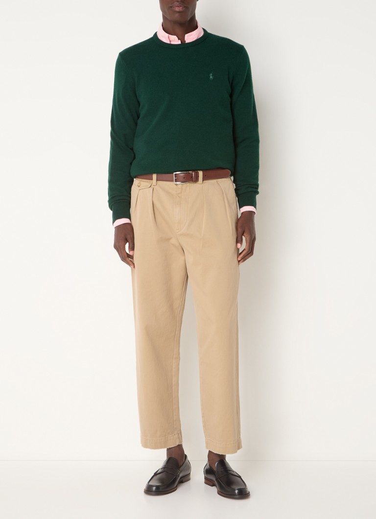 Πουλόβερ Ralph Lauren με λεπτή πλέξη από μαλλί και κέντημα λογότυπου