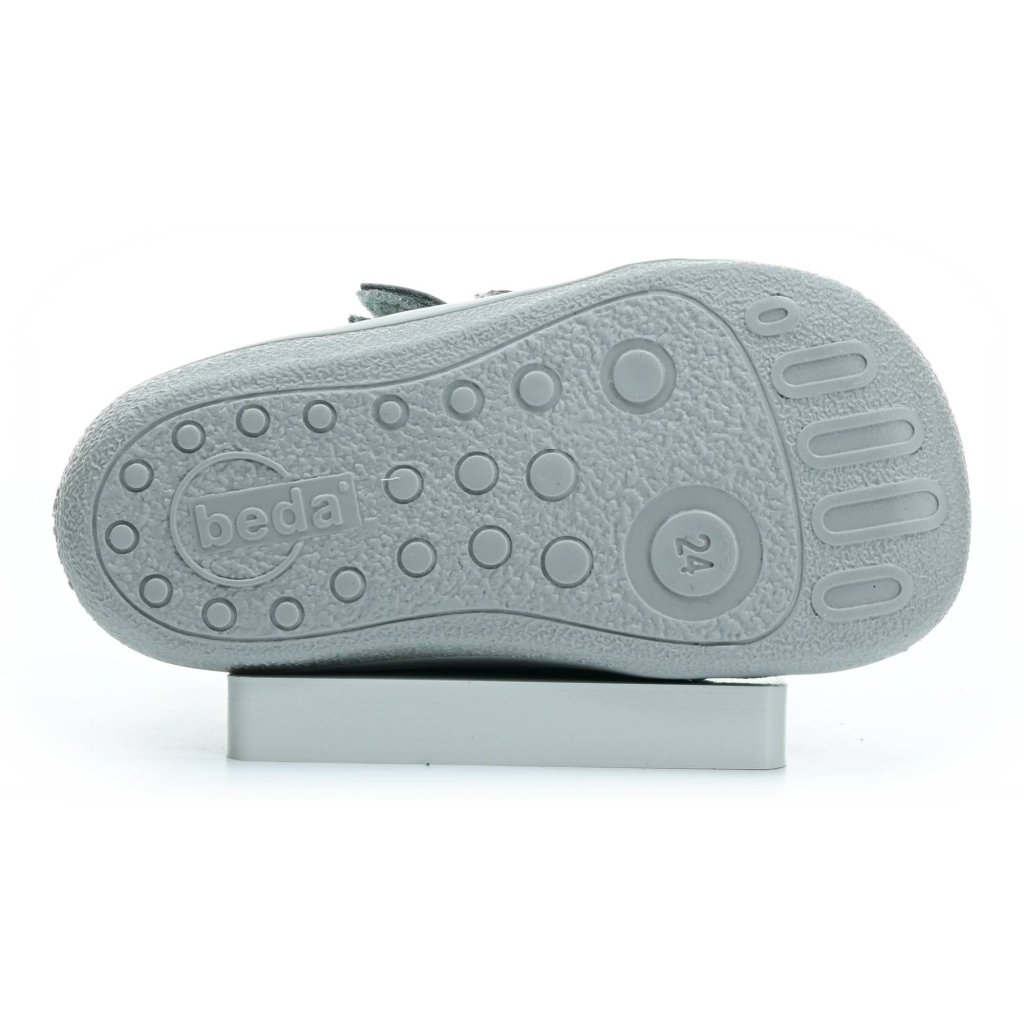 Beda Sam mit Membran (BF 0001/W/M) grüne Barfuß-Stiefeletten