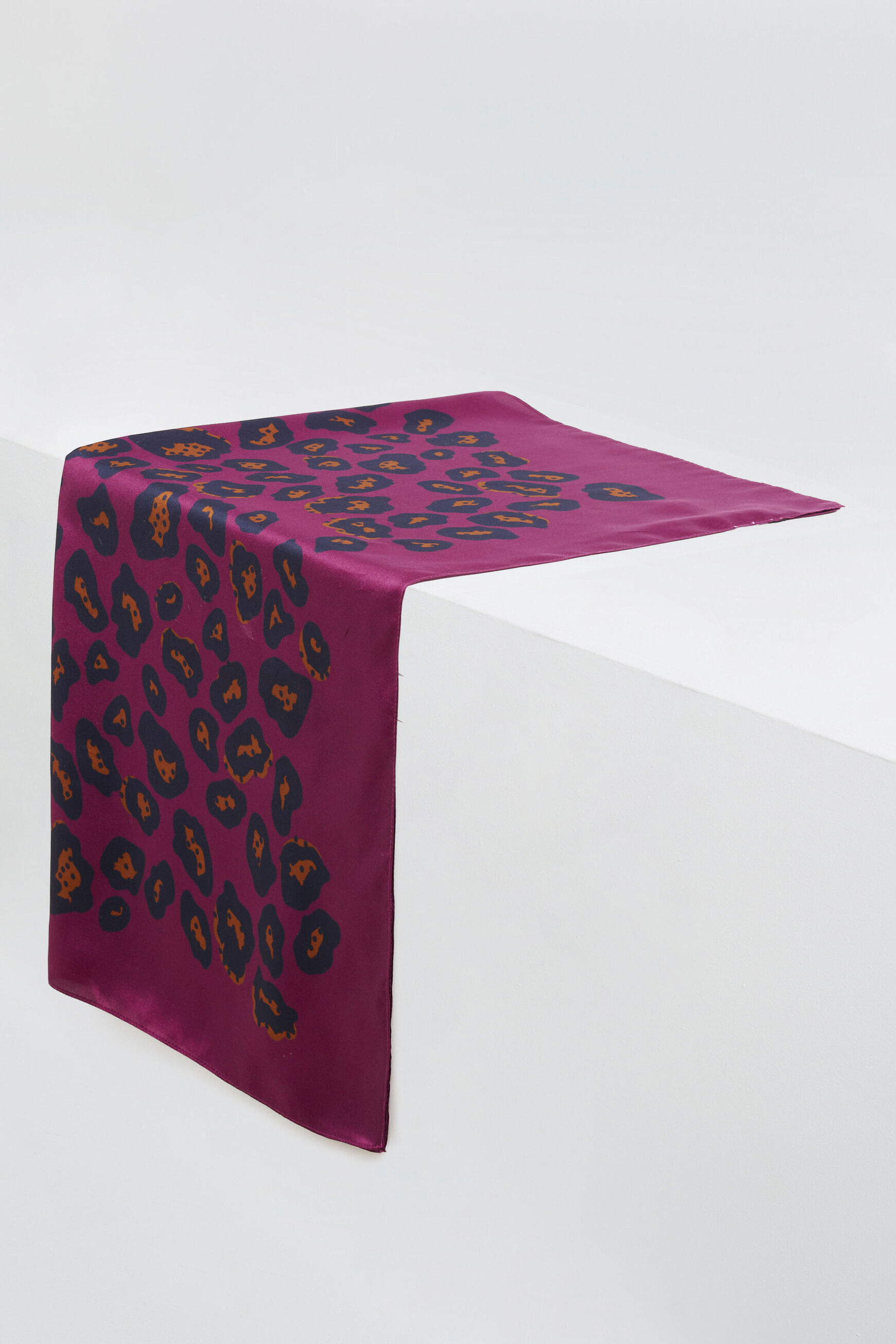 foulard helena 100% soie prune femme