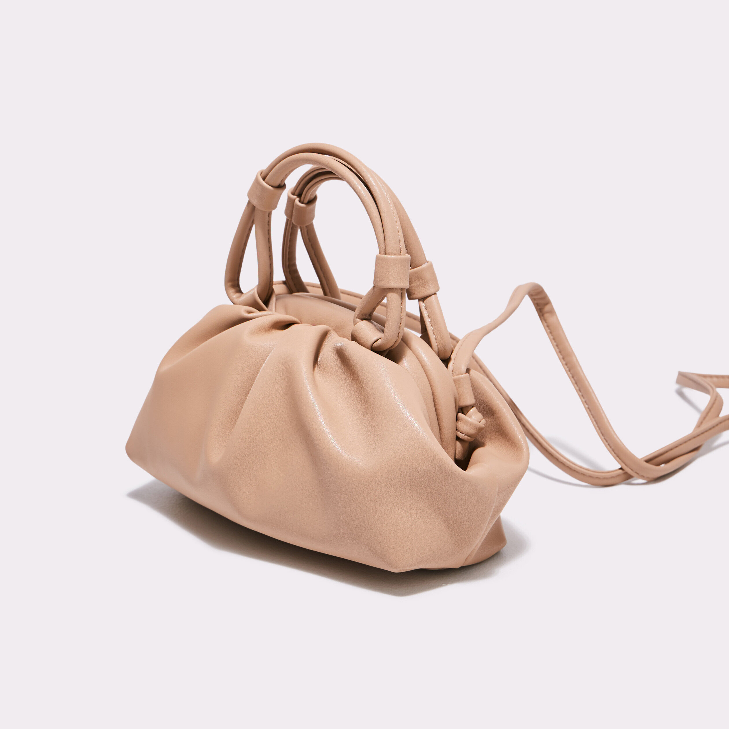 Sac arrondi à clapet beige femme | Cache Cache