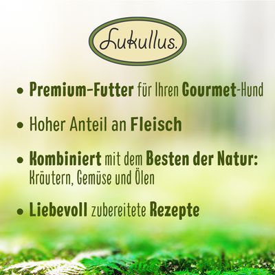 Lukullus Kaltgepresste Naturkost Huhn & Vollkornreis