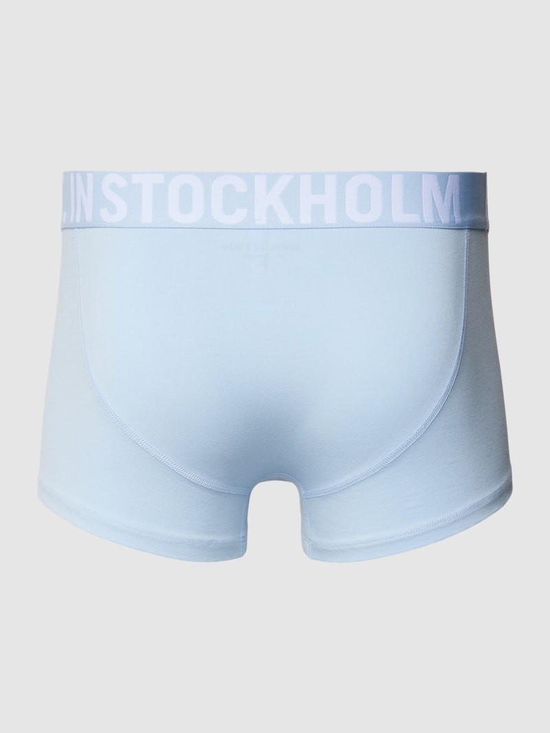Trunks mit Label-Bund Modell 'ESSENTIALS' im 3er-Pack in hellblau