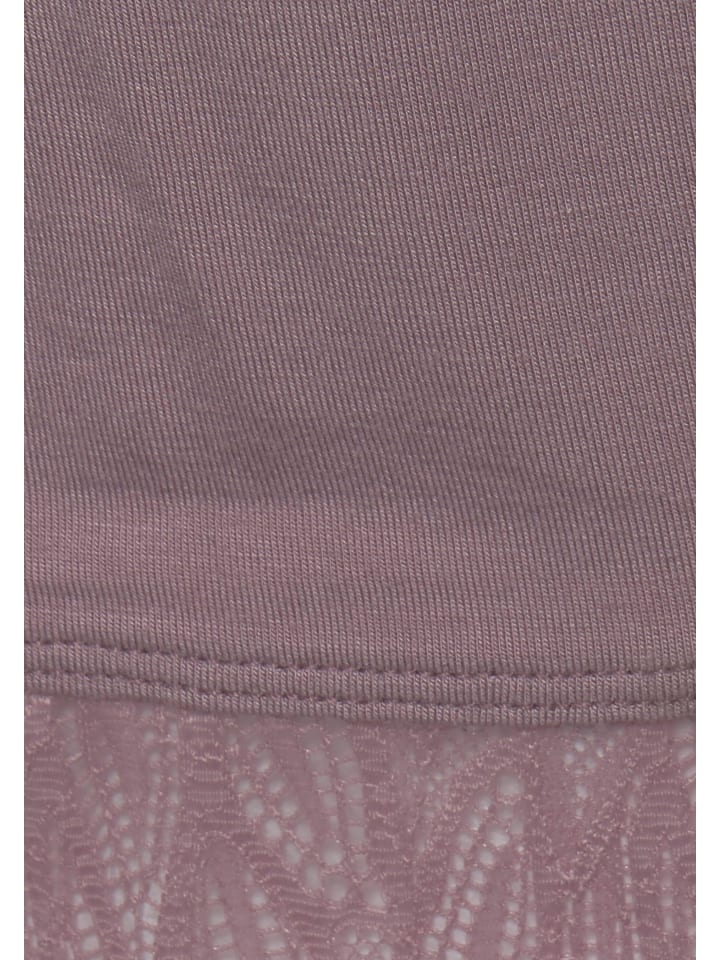 LASCANA Schlafhose in mauve günstig kaufen