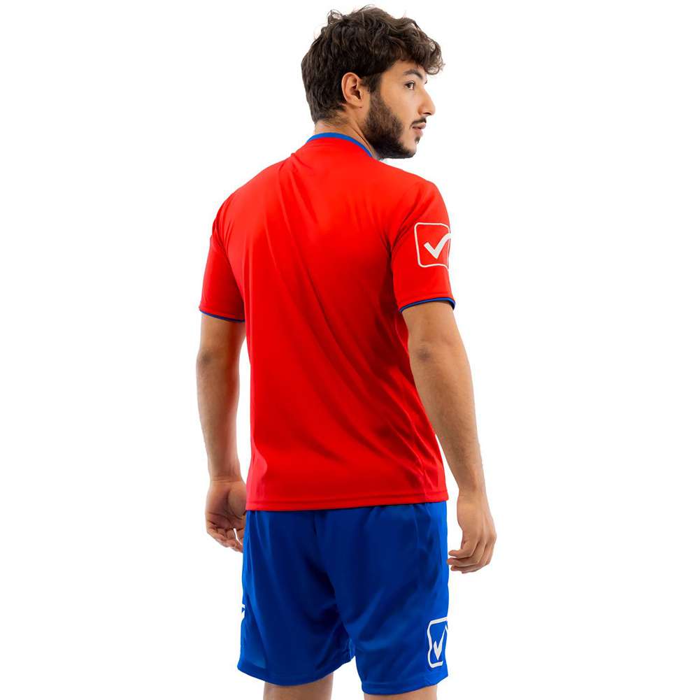 Givova Kit Campo Set Trikot + Shorts rot/mittelblau