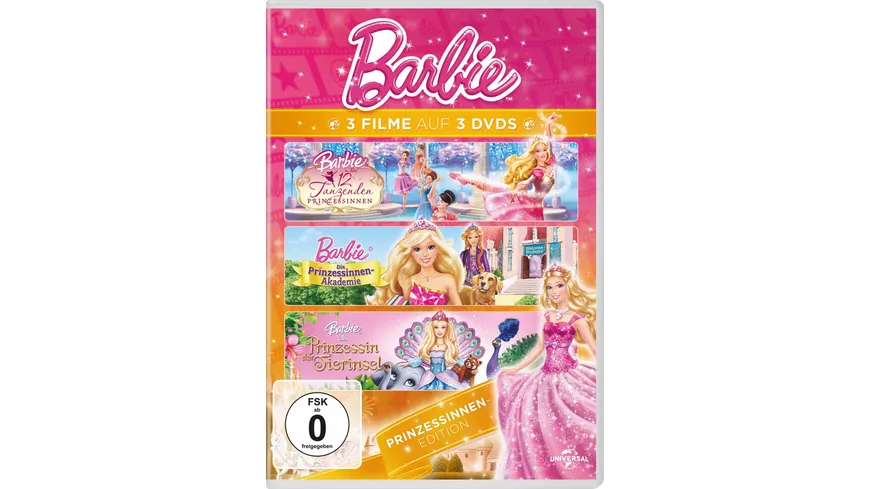 Barbie™ Prinzessinnen Edition  [3 DVDs]