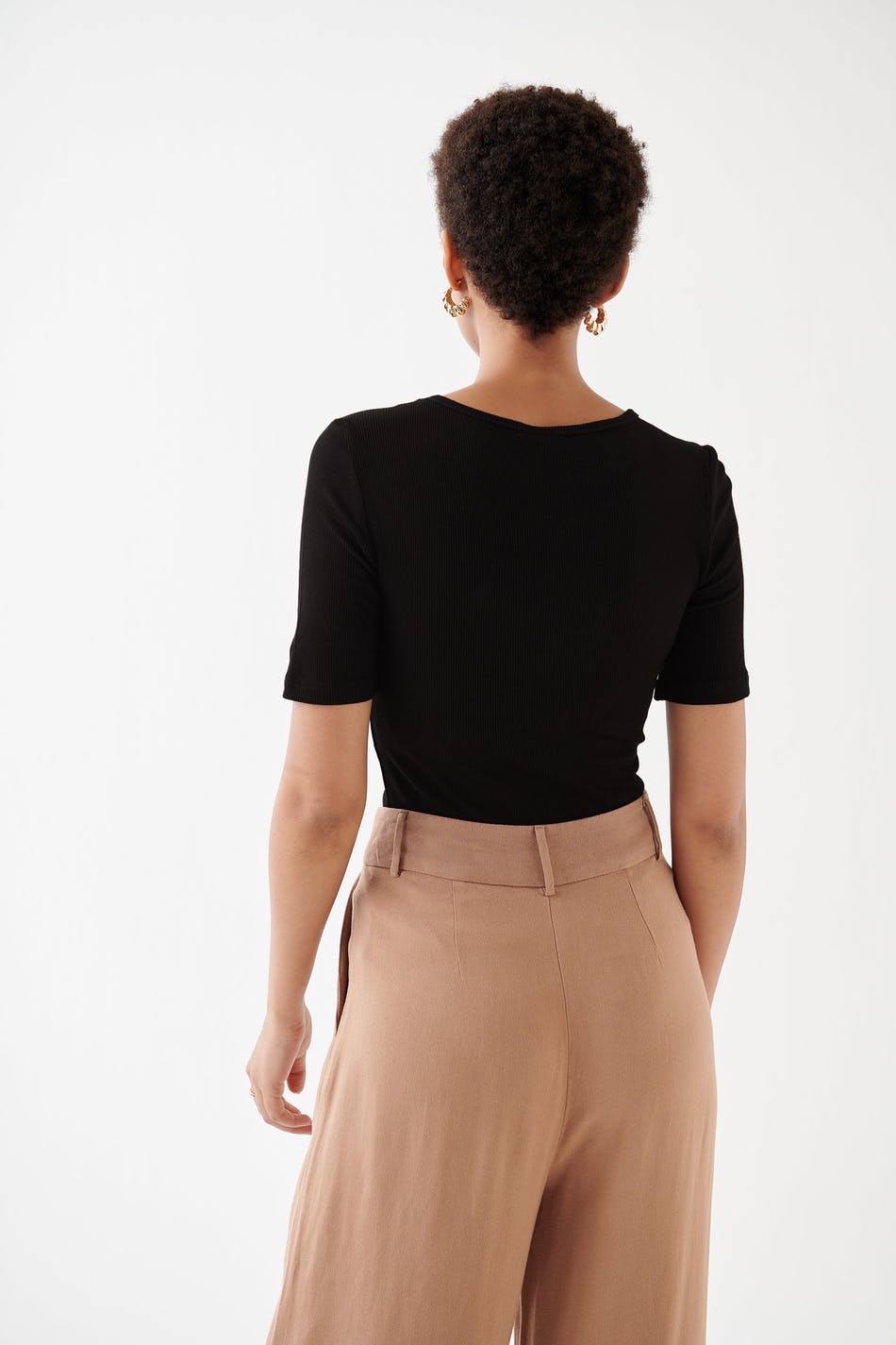 Carmen rib top