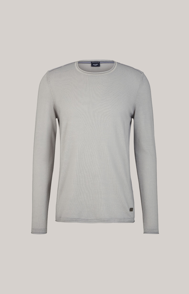 Merinowoll-Pullover Lelios in Grau