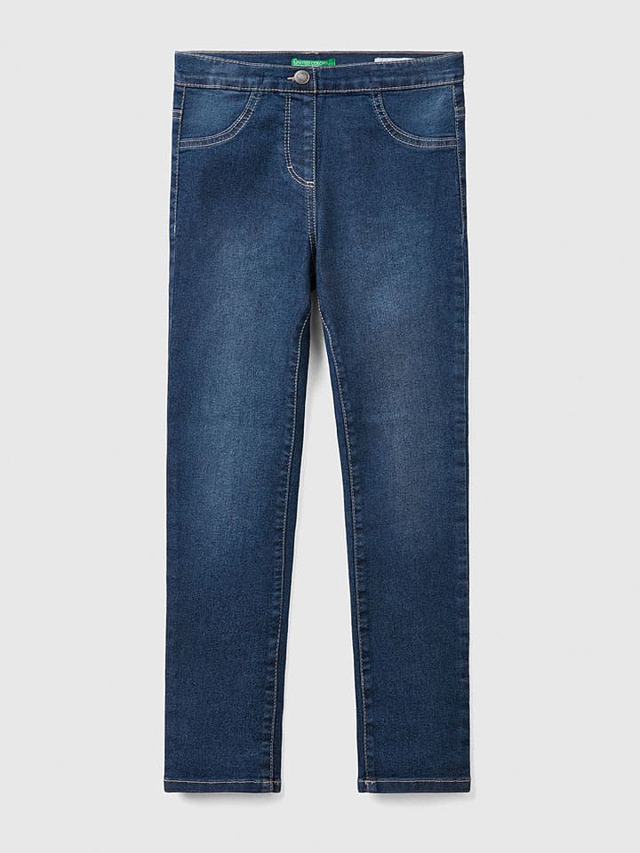 Benetton Jeggings in Blau günstig kaufen