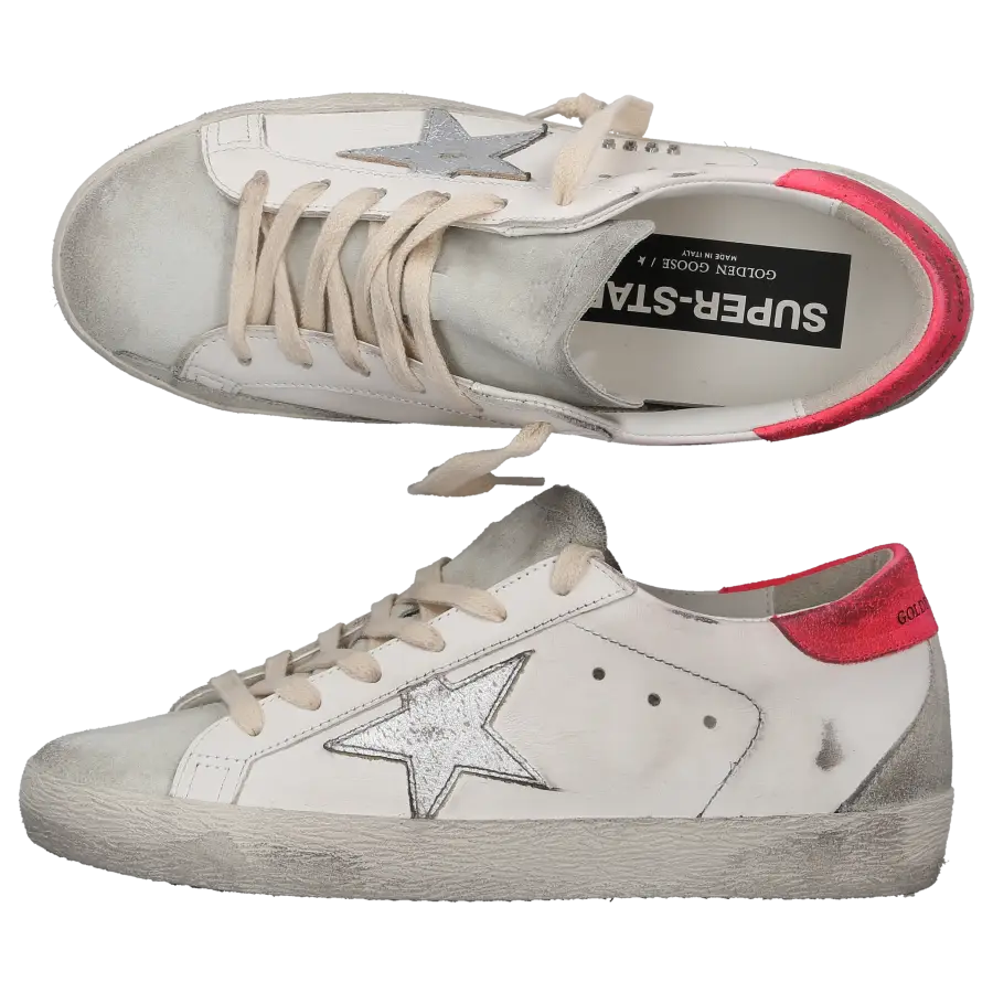 Golden Goose - Damenschuhe SUPER-STAR CLASSIC Kalbsleder - weiß