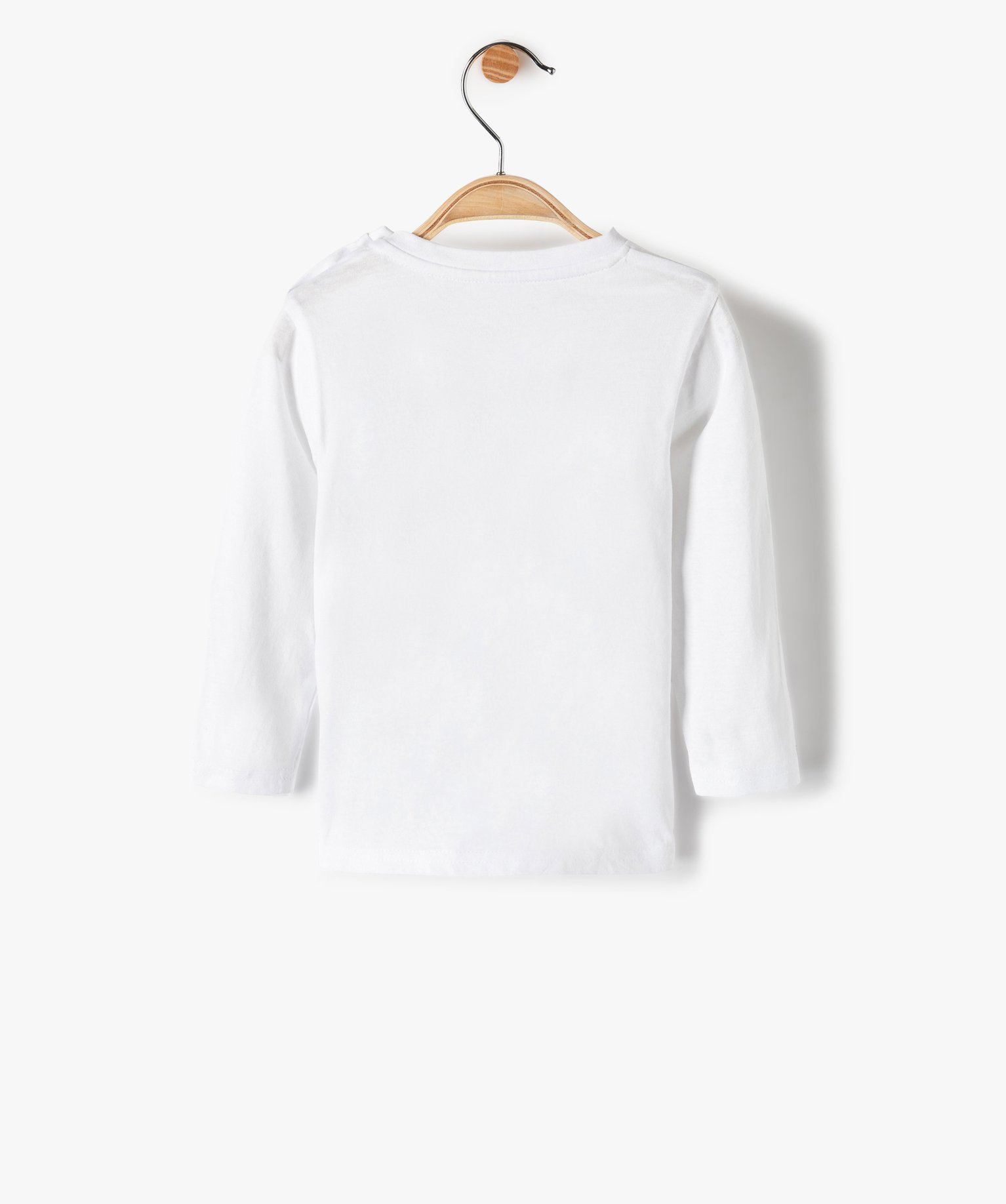 Tee-shirt bébé Garçon à manches longues avec message blanc | GEMO