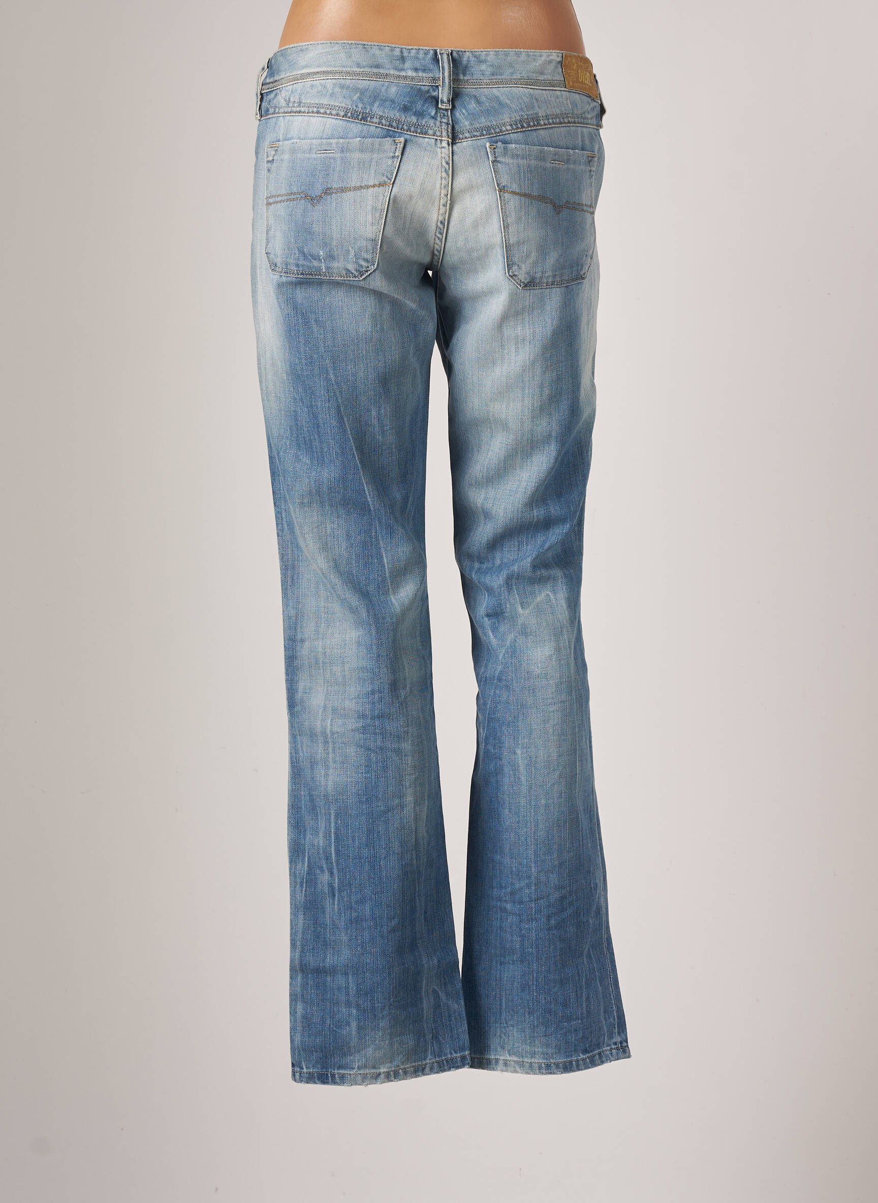 Diesel Jeans Bootcut Femme couleur bleu