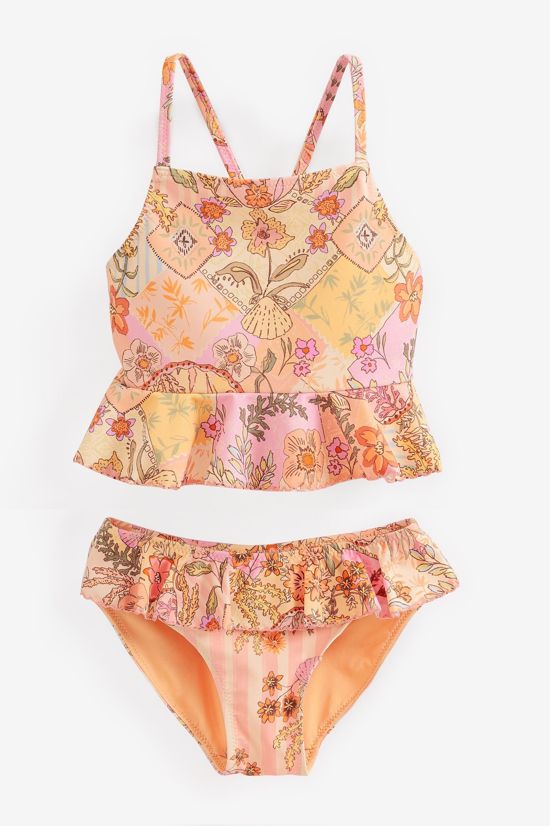 Next Bustier-Bikini Bikini mit Volants (2-St)