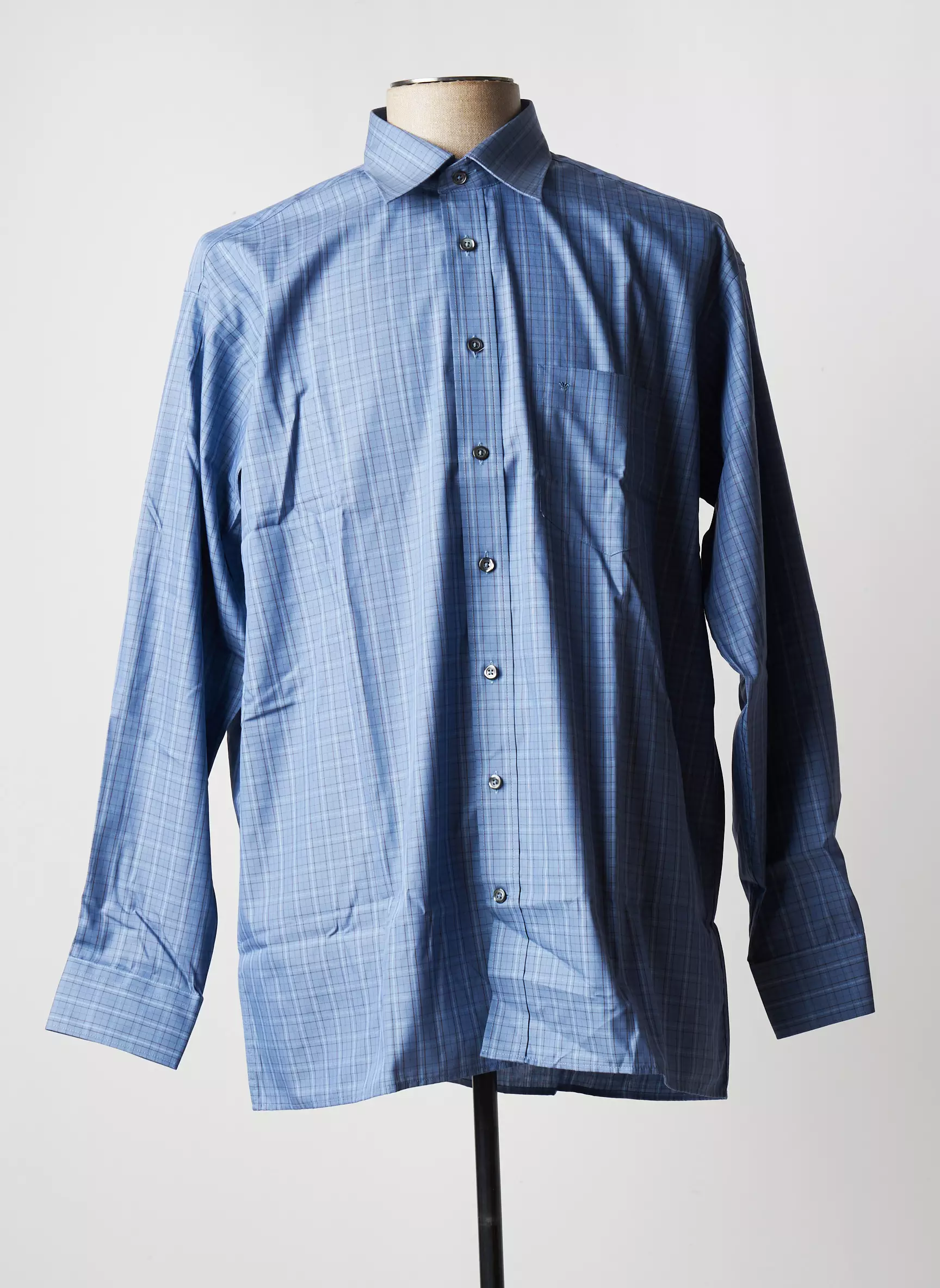 Seiden Sticker Manches Longues Homme couleur bleu