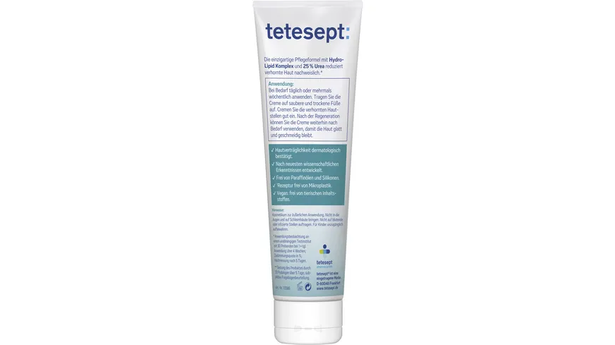 tetesept med foot care Anti-Hornhaut Urea Creme 75 ml