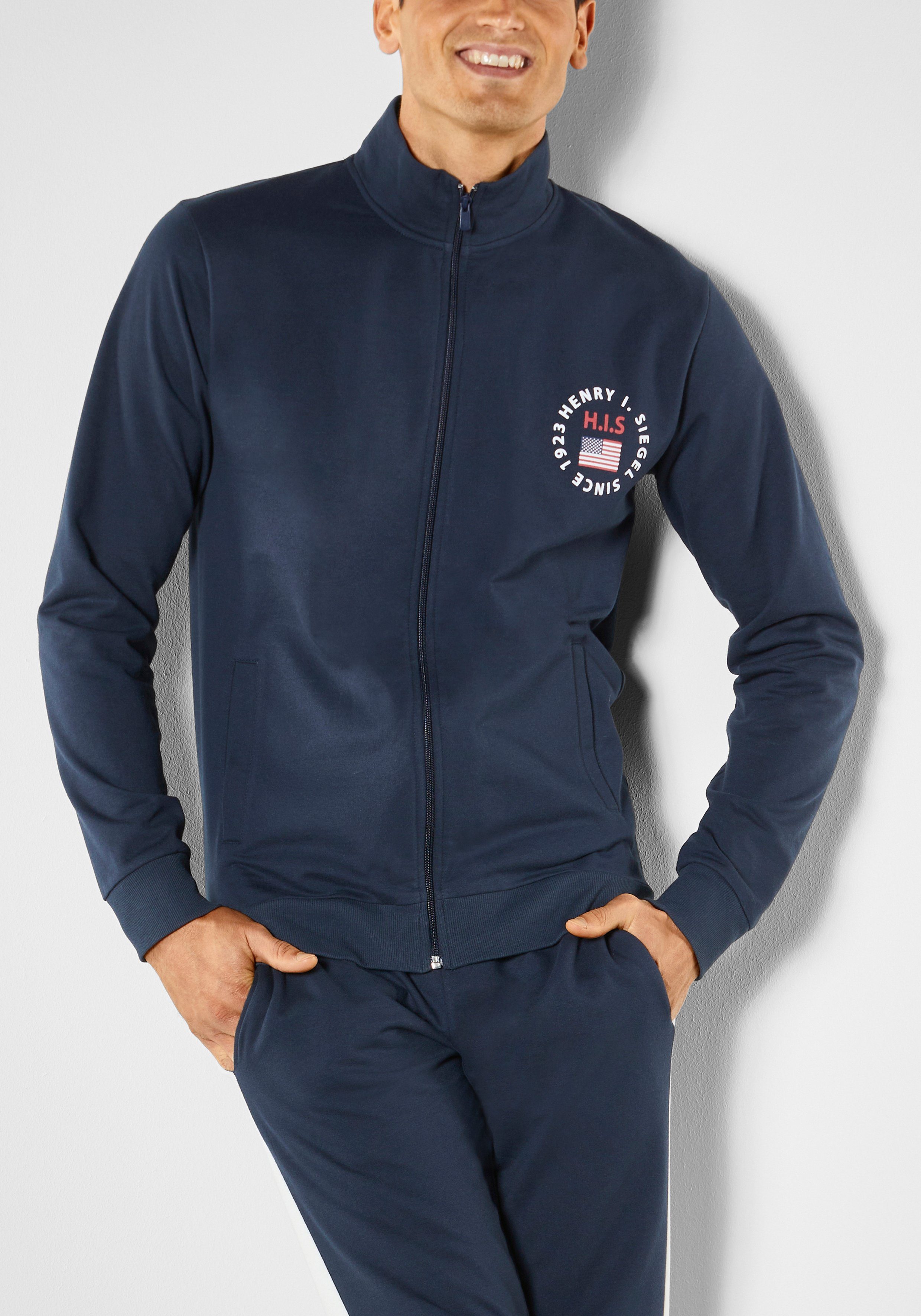 H.I.S Sweatjacke mit Stehkragen