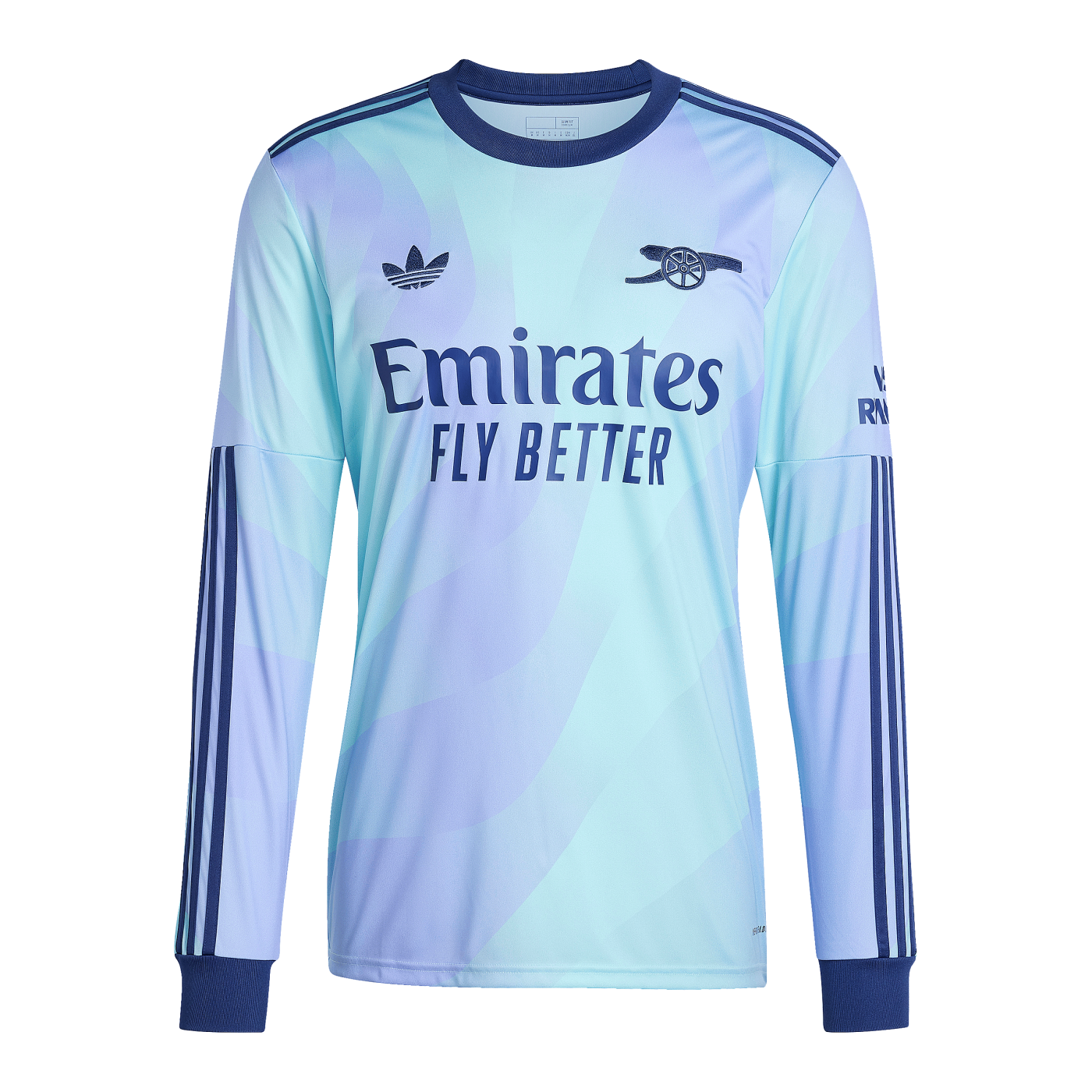 adidas FC Arsenal London Langarm Trikot 3rd 2024/2025 Türkis