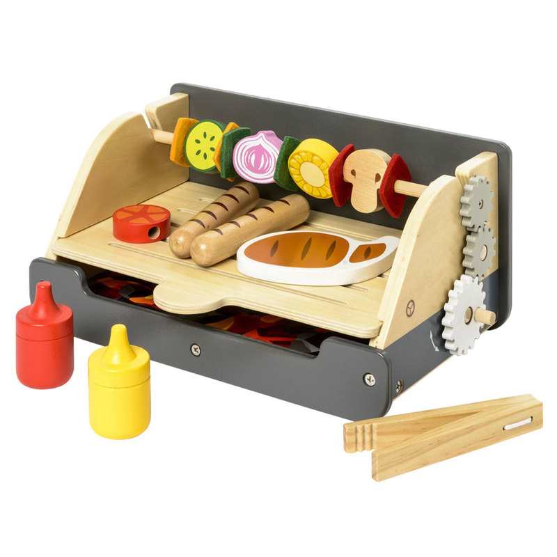 Barbecue en bois et ses accessoires Oxybul