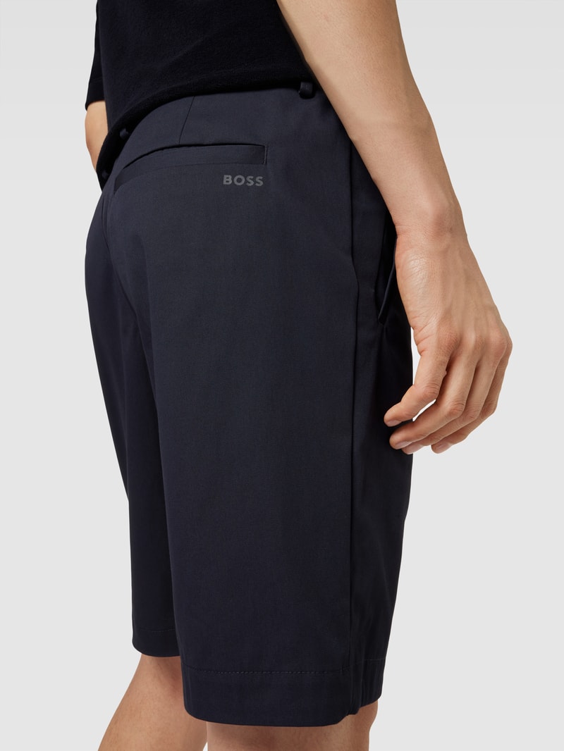 Bermudas mit elastischem Bund Modell 'Liem' in marineblau